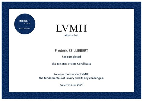 inside lvmh certificate free|inside lvmh certificate answers 2023.